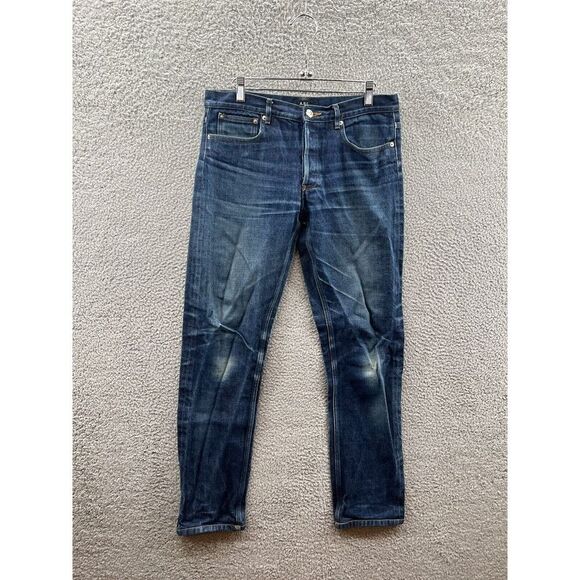 Men's Petit Standard Jean Droit Etroit Blue 5-Pocket